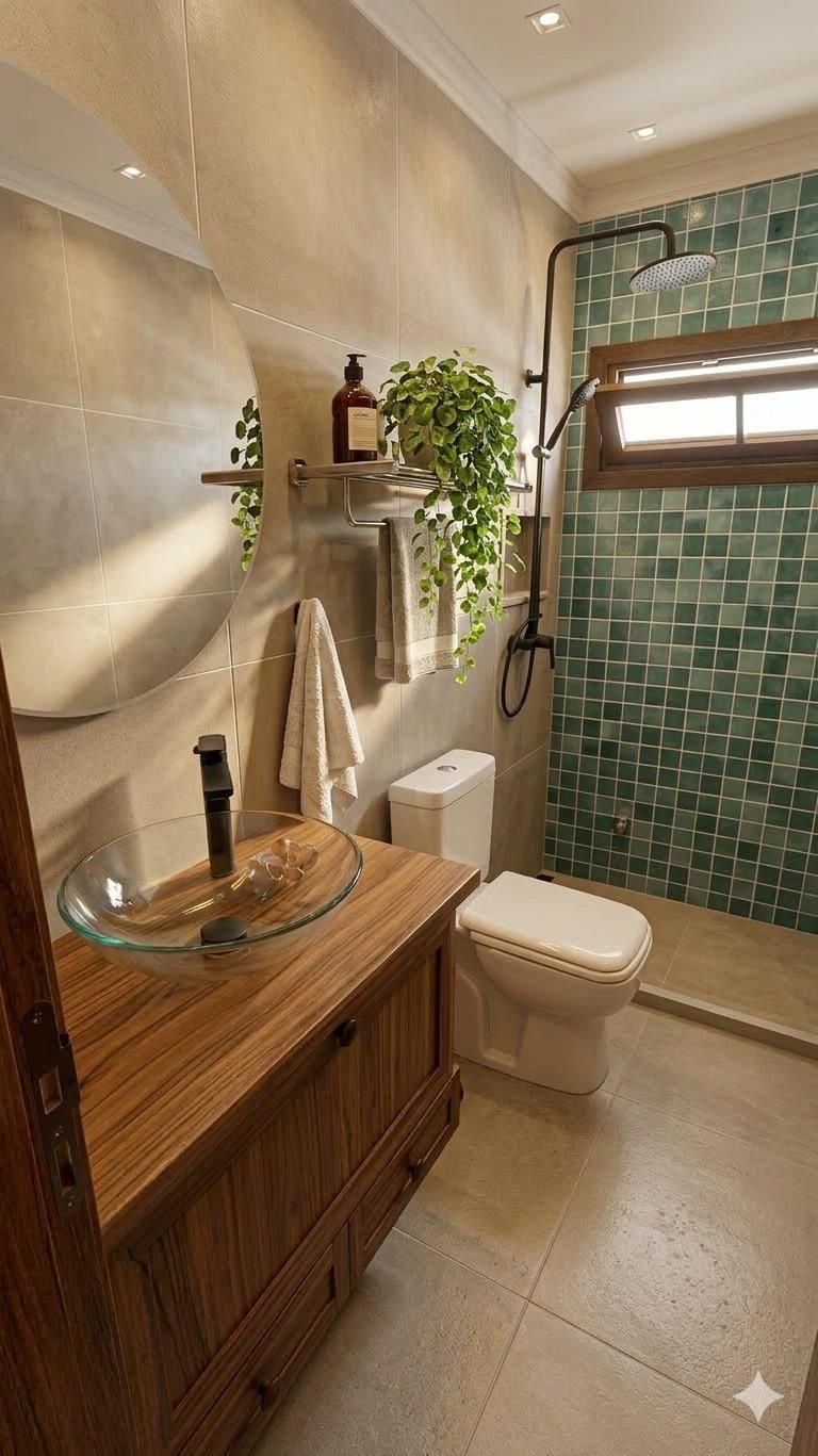 Baño en suite terminado