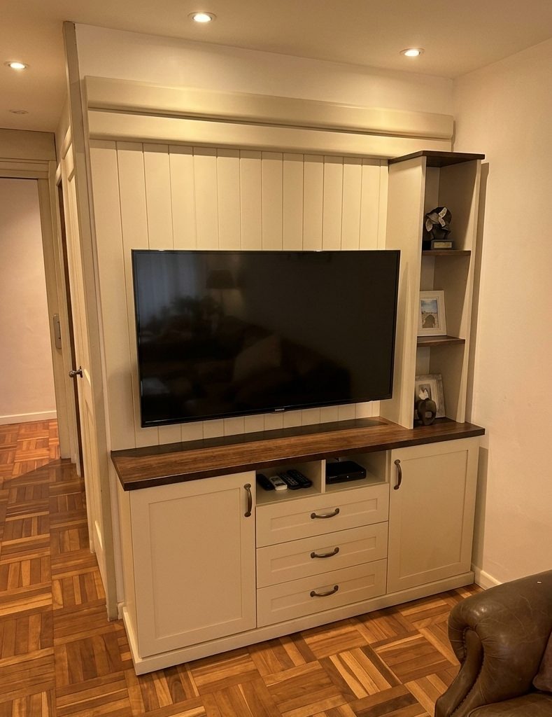 Mueble de TV a medida del living comedor